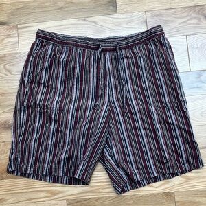 100% cotton striped shorts size 1X/16W